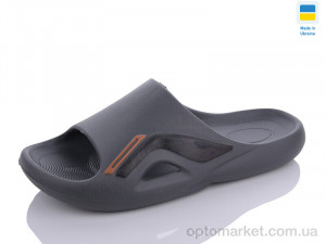Шльопанці чоловічі 131 графіт-old Dago сірий  оптом от Optomarket