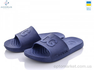 Шльопанці чоловічі 131 синій Dago синій  оптом от Optomarket