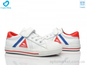 Кеди дитячі 13100 білий Babuniu білий  оптом от Optomarket