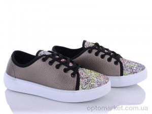 Кросівки жіночі 131308-4 Demur бронзовий оптом от Optomarket