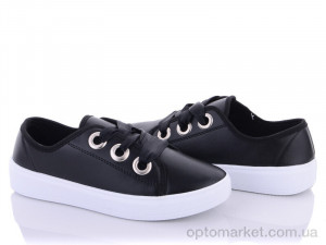 Кросівки жіночі 131319-1 Demur чорний  оптом от Optomarket