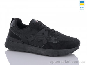Кросівки чоловічі 1325-1 Swin чорний  оптом от Optomarket