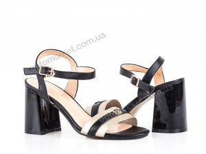 Босоножки женские 135765 LORBACSA черный оптом от Optomarket