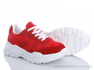 Кроссовки женские 136 red Aelida красный  оптом от Optomarket