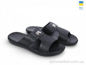 Шльопанці чоловічі 137 чорний Dago чорний  оптом от Optomarket