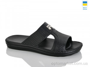 Шльопанці чоловічі 137 чорний Dago чорний  оптом от Optomarket