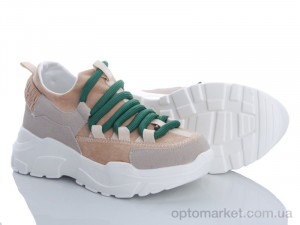 Кроссовки женские 137 beige Aelida бежевый  оптом от Optomarket