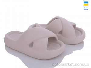 Шльопанці жіночі 138 бежевий Progress бежевий  оптом от Optomarket