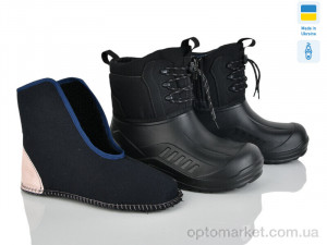Чоботи з піни чоловічі 138 чорний Dago чорний  оптом от Optomarket
