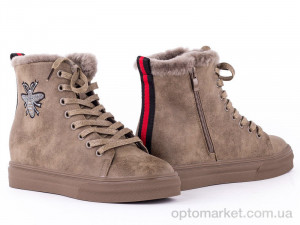 Ботинки женские 138031 Lonza бежевый  оптом от Optomarket