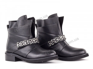 Ботинки женские 138165 Fabio Monelli черный  оптом от Optomarket