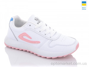 Кросівки жіночі 1413-4 Swin білий  оптом от Optomarket