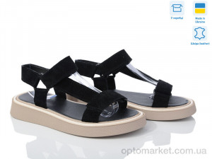 Босоніжки жіночі 142-3 Stella чорний оптом от Optomarket