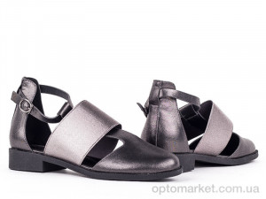 Босоножки женские 142070 Loris Bottega бронзовый  оптом от Optomarket