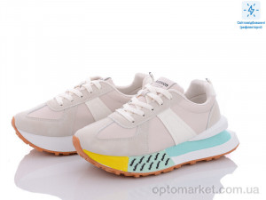 Кросівки жіночі 143-27 l.beige-grey Violeta only one бежевий  оптом от Optomarket