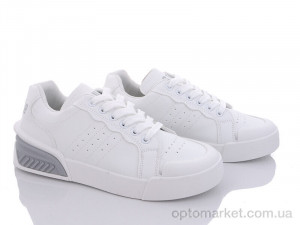 Кросівки жіночі 143-38 white-grey Violeta only one білий  оптом от Optomarket