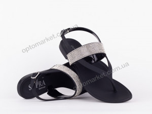 Босоножки женские 143831 Sopra черный  оптом от Optomarket