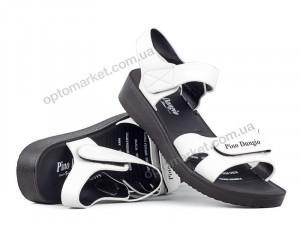 Босоножки женские 143855 Pino Dangio белый  оптом от Optomarket