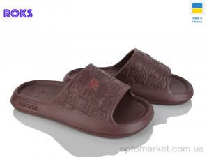 Шльопанці жіночі 144 шоколад Progress коричневий  оптом от Optomarket