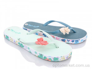 Шльопанці жіночі 1446 mix Super Gear мікс  оптом от Optomarket