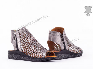 Босоножки женские 145855 Anna Lucci графит  оптом от Optomarket