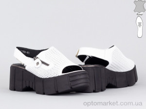 Босоножки женские 145903 Anna Lucci белый  оптом от Optomarket