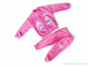 Комплекти дитячі дитячі 14620 рожевий батнік-штани CITCIT Kids рожевий  оптом от Optomarket