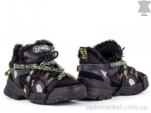 Кроссовки женские 146433 Lonza Черный  оптом от Optomarket