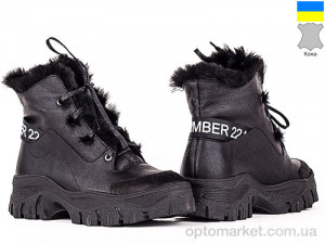 Ботинки женские 147931 Lonza Черный  оптом от Optomarket