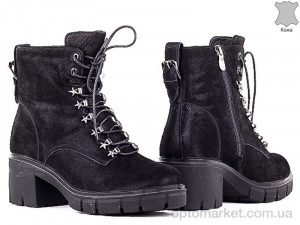 Ботинки женские 148455 Lonza Черный  оптом от Optomarket