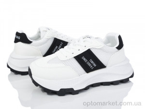 Кросівки жіночі 149-53 white-black Violeta білий  оптом от Optomarket