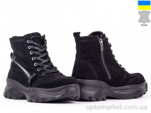 Ботинки женские 149556 Lonza черный  оптом от Optomarket