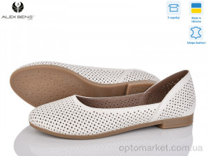 Балетки жіночі 15-301-4 беж.ш. Alex Bens бежевий  оптом от Optomarket