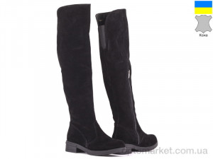 Сапоги женские 151934 SND Черный оптом от Optomarket