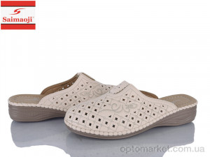 Шльопанці жіночі 152-1 Saimaoji бежевий  оптом от Optomarket