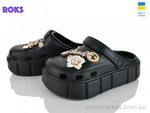 Крокси жіночі 152-2-8 чорний Progress чорний оптом от Optomarket