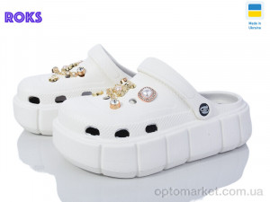 Крокси жіночі 152-7 білий Progress білий  оптом от Optomarket