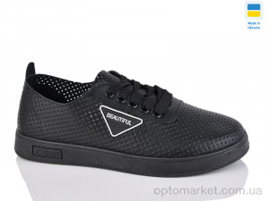 Кросівки жіночі 1520-1 Swin чорний  оптом от Optomarket