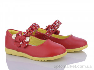 Туфлі дитячі 1546-1 Мальвина червоний  оптом от Optomarket