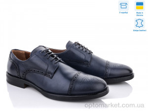 Туфлі чоловічі 15502-M04 Gartiero синій  оптом от Optomarket