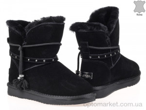 Угги женские 156408 Lonza Черный  оптом от Optomarket