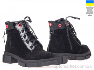 Ботинки женские 156670 Lonza Черный  оптом от Optomarket