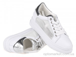 Кеды женские 157979 Lonza белый  оптом от Optomarket