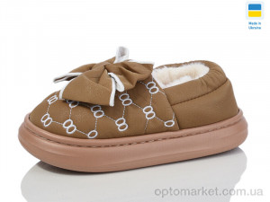 Капці жіночі 1590-16 Luck Line коричневий  оптом от Optomarket