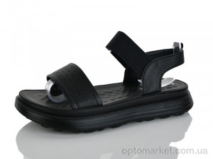 Босоніжки жіночі 16-1 Lilin чорний оптом от Optomarket