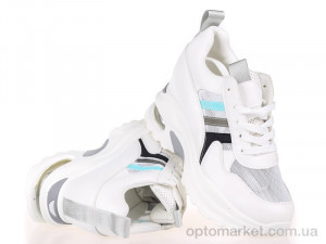 Сникерсы женские 160635 Sopra белый  оптом от Optomarket