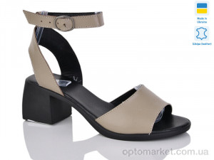 Босоніжки жіночі 161 капучино к. Sali бежевий  оптом от Optomarket