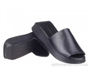 Шлепки женские 161372 Fabio Monelli Черный  оптом от Optomarket