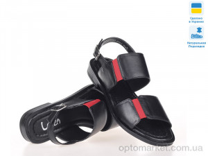 Босоніжки жіночі 162437 Lonza чорний  оптом от Optomarket