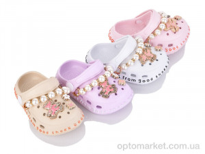 Крокси дитячі 16319 mix Deshman мікс  оптом от Optomarket